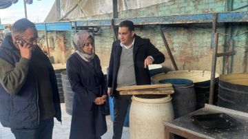 فحص موقف التلوث البيئي الناتج عن مصانع الريش في أبو زعبل بالخانكة فحص موقف التلوث البيئي الناتج عن مصانع الريش في أبو زعبل بالخانكة