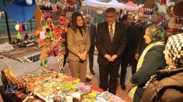 محافظ الجيزة يفتتح معرض الحرف اليدوية والتراثية الـ51 بنادي الصيد بحي الدقي