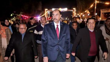 محافظ سوهاج يفتتح تطوير ورفع كفاءة مدخل طهطا القبلي ويتفقد توسعة الطريق