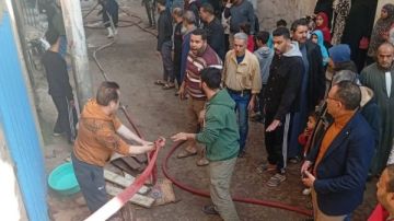 بالصورة.. السيطرة على حريق اندلع في منزل بالمنوفية