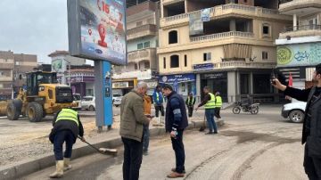 فريق التدخل السريع يكثف جهوده لرفع المخلفات بدمياط