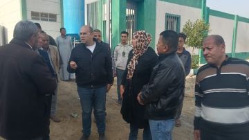 نائب محافظ الجيزة يتابع التجهيزات النهائية بمحطة رفع الصرف الصحي الرئيسية والفرعية بأطفيح