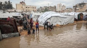 وفاة رضيعة نتيجة البرد القارس في خان يونس جنوب قطاع غزة