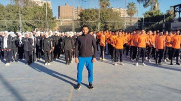 كلية علوم الرياضة بجامعة أسيوط تنظم المعسكر السنوي لطلاب الفرقة الأولى ضمن القوافل الرياضية لخدمة المجتمع