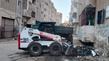 كفر الشيخ تواصل حملاتها المكثفة للنظافة والتجميل بدسوق صور