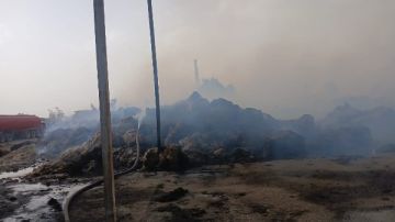 بدء عمليات تبريد شونة الكتان بالغربية دون وقوع إصابات أو خسائر بشرية