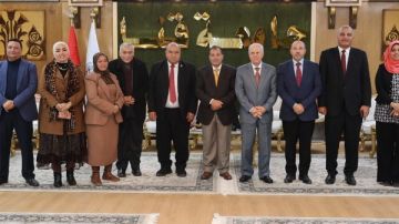 لجنة الدراسات الإعلامية بالأعلى للجامعات تقيم إمكانيات الدراسات العليا بإعلام قنا