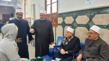 وكيل أوقاف بني سويف يتابع سير امتحانات المتقدمين لمسابقة خطباء المكافأة