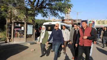 محافظ المنيا يتفقد عدة ميادين لتطويرها للحفاظ على الهوية البصرية محافظ المنيا يتفقد عدة ميادين لتطويرها للحفاظ على الهوية البصرية