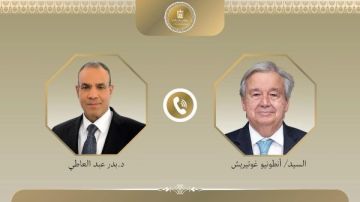 وزير الخارجية يبحث هاتفيا مع جوتيريش إعمار غزة وهدنة إنسانية بالسودان