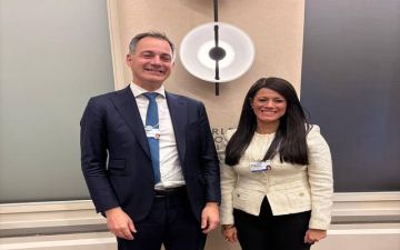 المشاط تبحث مع المدير الجديد لـ UNDP تعزيز الشراكة التنموية بدافوس