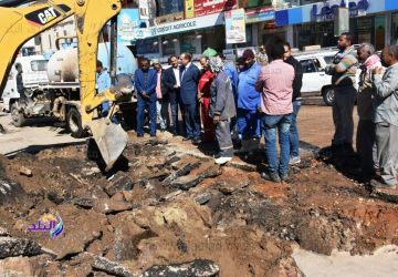 استجابة لشكاوى المواطنين.. محافظ قنا يوجه بإصلاح كسر ماسورة مياه بالمنشية البحرية