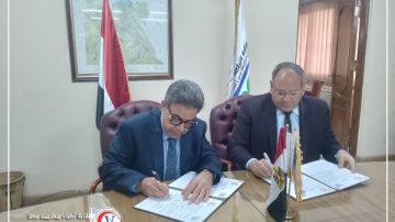 توقيع بروتوكول تعاون بين نقابة البيطريين ومركز البحوث الزراعية توقيع بروتوكول تعاون بين نقابة البيطريين ومركز البحوث الزراعية