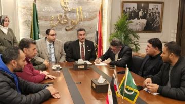 حمدي قوطة يتقدم بأوراق ترشحه رسميا لانتخابات رئاسة حزب الوفد.. صور