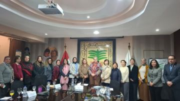 رئيسة المجلس القومي للطفولة والأمومة تستقبل وفدا من بعثة الوكالة الكورية للتعاون الدولي رئيسة المجلس القومي للطفولة والأمومة تستقبل وفدا من بعثة الوكالة الكورية للتعاون الدولي