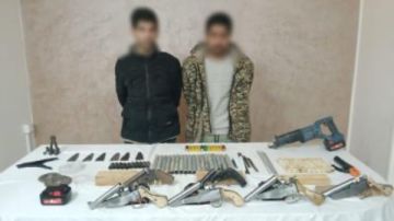 ضبط ورشة لتصنيع الأسلحة النارية بالظاهر