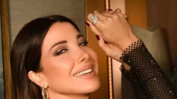 نانسى عجرم تهنئ منتخب مصر بعد الفوز على كوت ديفوار