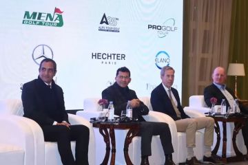 وزير الشباب والرياضة يشهد وقائع المؤتمر الصحفي العالمي لاتحاد الجولف للإعلان عن خطة 2026