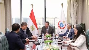 وزير الصحة يتابع مستجدات تنفيذ مشروع مدينة العاصمة الطبية مع شركة INCOME وزير الصحة يتابع مستجدات تنفيذ مشروع مدينة العاصمة الطبية مع شركة INCOME