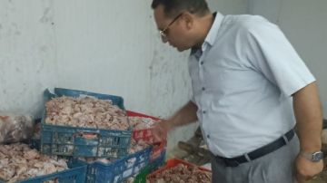 ضبط 450 كيلو لحوم ودواجن وأسماك مدخنة غير صالحة بالغربية