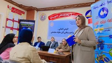 مجمع إعلام دمياط يختتم اليوم الثاني من ورشة الاستدامة المائية بالتطبيق العملي