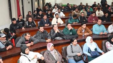 إجراء القرعة العلنية لتسكين الباعة الجائلين بمنطقة صيدناوي بمدينة العاشر من رمضان