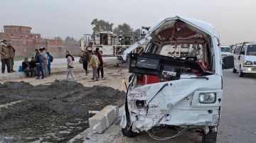 مصرع شخص وإصابة 4 آخرين بحادث على الطريق الإقليمي في المنوفية