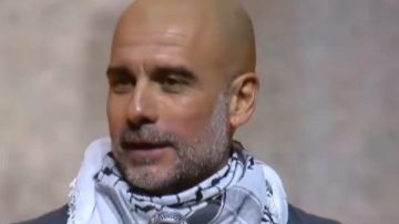 جوارديولا يوجه رسالة إنسانية لدعم أطفال غزة بفعالية خيرية في برشلونة