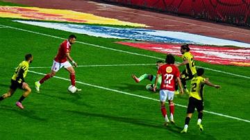 دوري نايل.. الأهلي يتقدم على وادي دجلة بهدفين في الشوط الأول دوري نايل.. الأهلي يتقدم على وادي دجلة بهدفين في الشوط الأول