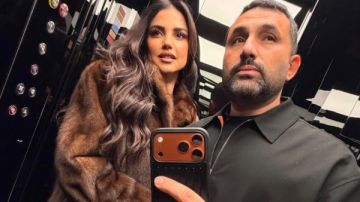 إطلالة رومانسيه لـ درة برفقة زوجها