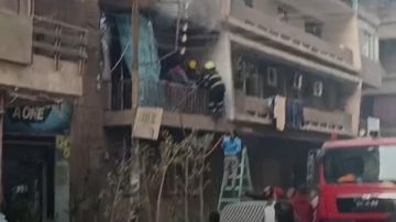 خروج 3 مصابين بحريق مركز لعلاج الإدمان ببنها تحسن حالتهم الصحية