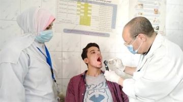 كشف ودواء بالمجان.. 400 منتفع بقافلة مجانية لدرب الأربعين بالوادي الجديد كشف ودواء بالمجان.. 400 منتفع بقافلة مجانية لدرب الأربعين بالوادي الجديد