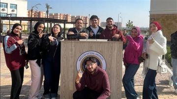 طلاب جامعة المنصورة الأهلية ينجحون في تصنيع مسطرة هندسية بمقاسات قياسية طلاب جامعة المنصورة الأهلية ينجحون في تصنيع مسطرة هندسية بمقاسات قياسية