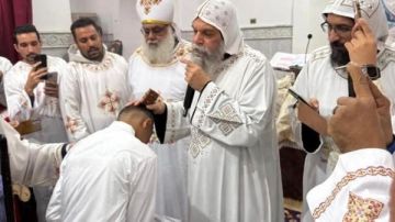 تدشين أواني المذبح ورسامة 137 شماس لكنيسة العذراء ويوسف النجار بأبو الريش