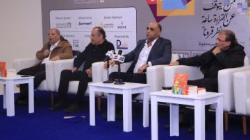 خالد يوسف: الكتاب يعد بحثا علميا بالغ الدقة والعمق ويعكس جهدا كبيرا ومنهجية واضحة