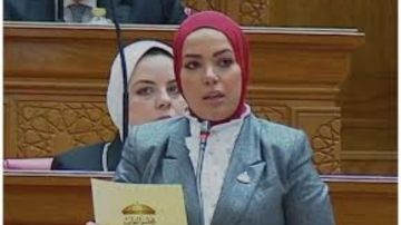 النائبة آية عبد الرحمن مذيعة برنامج دولة التلاوة تؤدي اليمين الدستورية بمجلس النواب الجديد