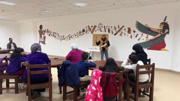 رحلة الكتابة عبر الزمن ورشة تعليمية فنية للأطفال بمتحف شرم الشيخ رحلة الكتابة عبر الزمن ورشة تعليمية فنية للأطفال بمتحف شرم الشيخ