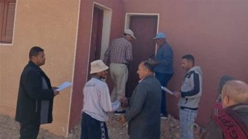 الوادي الجديد تبدأ سحب المنازل الريفية من غير المقيمين في قرية جناح الجديدة
