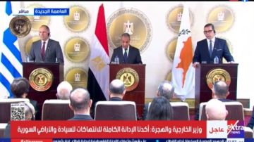 وزير الخارجية: التعاون بين مصر واليونان وقبرص يفتح آفاقا واسعة في مجال الطاقة وزير الخارجية: التعاون بين مصر واليونان وقبرص يفتح آفاقا واسعة في مجال الطاقة