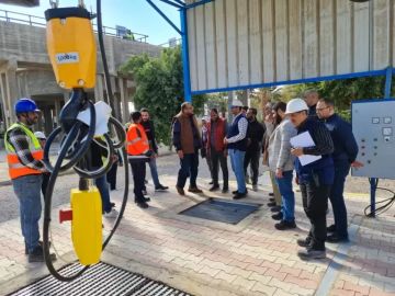 متابعة استكمال تأهيل المعالجة الثنائية بمحطة الكولا في سوهاج وتأمين مخزون الكلور متابعة استكمال تأهيل المعالجة الثنائية بمحطة الكولا في سوهاج وتأمين مخزون الكلور