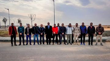 وزارتا الشباب والإسكان تتفقدان موقع مشروع المدينة الأولمبية بالعلمين الجديدة