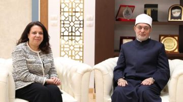 مفتي الجمهورية يستقبل سفيرة مصر لدى مملكة تايلاند