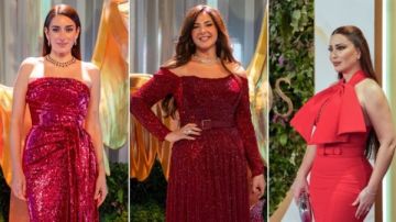 مين الأجمل؟ .. نجمات تألقن بالأحمر في joy awards