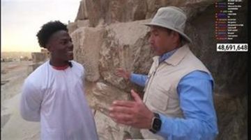 اليوتيوبر العالمي سبيد يزور الأهرامات والمتحف المصري الكبير