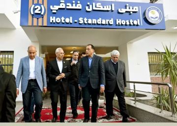 رئيس الوزراء يفتتح أول فنادق جامعة المنيا صور