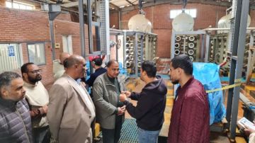 رئيس مياه مطروح يؤكد سرعة التعامل مع الأعطال الطارئة فى أى محطة تحلية