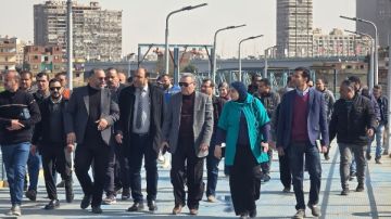 نائب رئيس القابضة للمياه يتفقد محطة مياه جزيرة الدهب لمتابعة منظومة التشغيل والصيانة