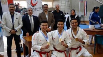 كفر الشيخ تتوج بـ 4 ميداليات ذهبية في الكاراتيه بدوري الجامعات صور كفر الشيخ تتوج بـ 4 ميداليات ذهبية في الكاراتيه بدوري الجامعات صور
