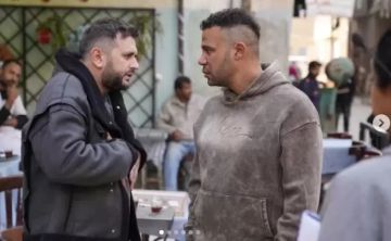 مصطفى خاطر ينشر صوره من كواليس مسلسل الكينج