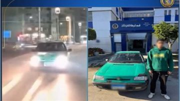 الأجهزة الأمنية تضبط صاحب فيديو القيادة المتهورة في شوارع الإسكندرية